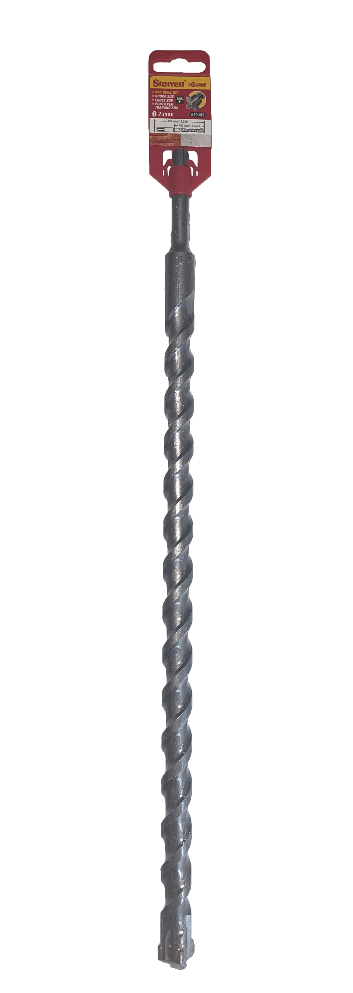 SDS 4 point drill 25mm X 460mm